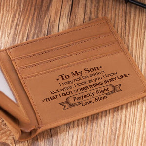 Mom To Son - When I Look At You - Bifold Wallet