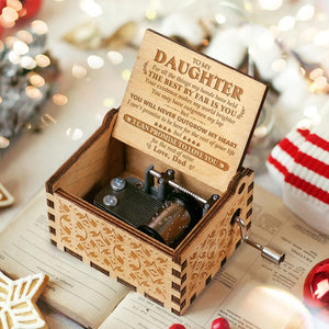 Dad to Daughter - For All The Things My Hands Have Held - Engraved Music Box