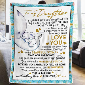 Mom To Daughter - The Beautiful Woman You Are Today - Blanket