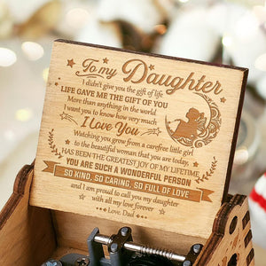Dad to Daughter - The Woman That You Are Today - ENGRAVED MUSIC BOX