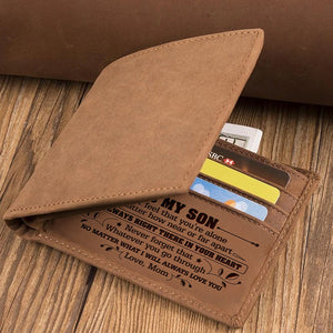 Mom to Son - I WILL ALWAYS LOVE YOU- Bifold Wallet