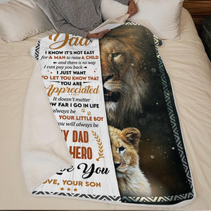 Son To Dad - I Will Always Be Your Little Boy - Blanket