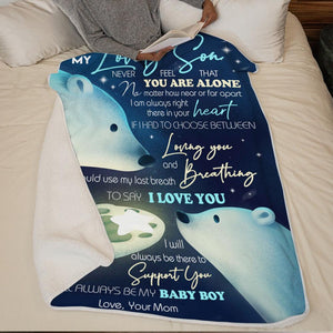 Mom To Son - I Will Always Be There - Blanket