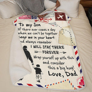Dad To Son - Keep Me In Your Heart - Blanket