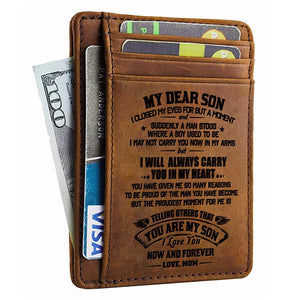 Card Wallet - Son, I Love You Now And Forever