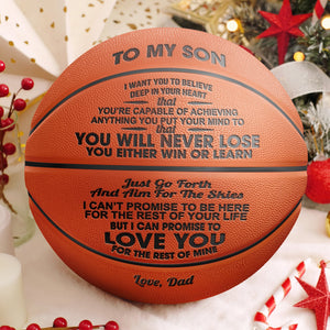 Dad to Son - You Will Never Lose - Basketball With Pump