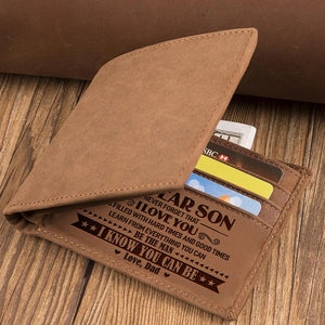 Dad To Son - I Know You Can Be - Bifold Wallet