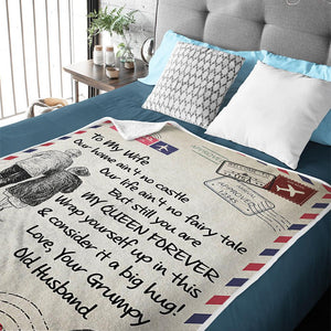 Husband To Wife - You Are My Queen Forever - Blanket