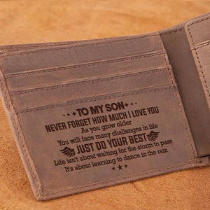 Mom To Son - Do Your Best - Wallet With Clipper