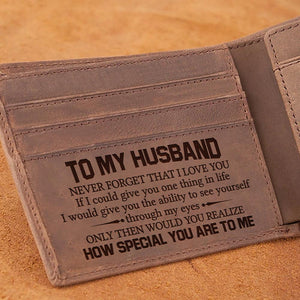To my Husband - How Much You Mean To Me - Wallet With Clipper