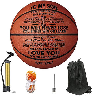 Dad to Son - You Will Never Lose - Basketball With Pump