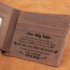 Dad To Son - I Will Always Be Your Dad - Bifold Wallet