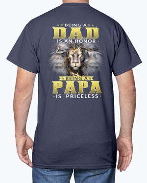 Being Papa Is Priceless - Plus Sizes T-shirt For Papa