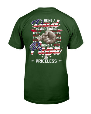 Being Papa Is Priceless - Plus Sizes T-shirt For Dad