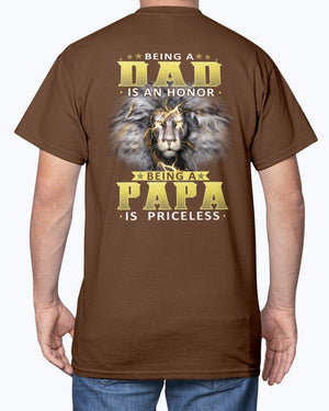 Being Papa Is Priceless - Plus Sizes T-shirt For Papa