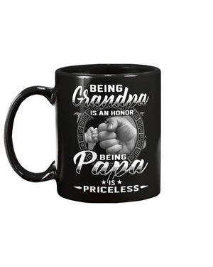 Papa is Priceless A001  Grandpa Mug