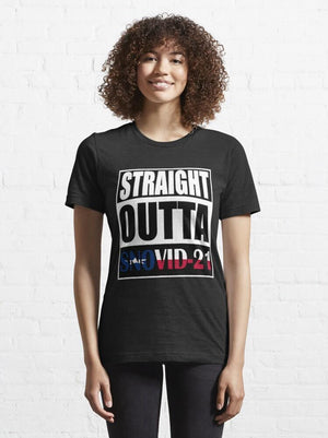 Straight Outta Snovid-21 - Unisex T-shirt