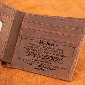 Dad To Son - I Will Always Love You - Bifold Wallet