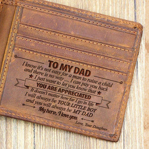Daughter to Dad - You Will Always Be My Dad - Bifold Wallet
