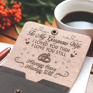 Husband To Wife - I Love You Then - Female Pocket Wallet