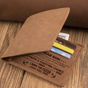 Dad To Son - A Fighting Chance - Bifold Wallet
