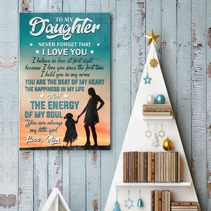 Mom to Daugter - The Happiness In My Life - Vertical Matte Posters