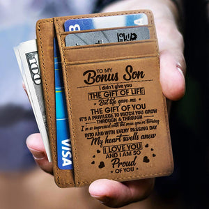 Bonus Son - i Didn't Give You The Gift Of Life - Card Wallet