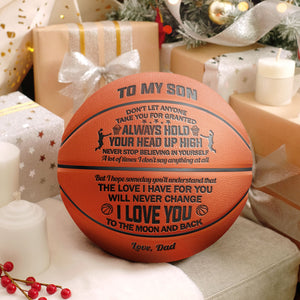 Dad to Son - I Love You To The Moon And Back - Basketball