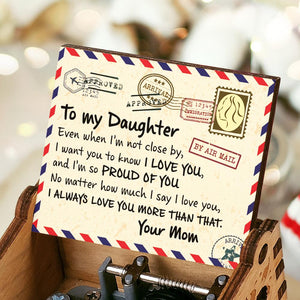 Mom To Daughter - I'm So Proud Of You - Colorful Music Box