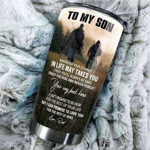 Dad to Son - Enjoy the ride and never forget your way back home - Tumbler