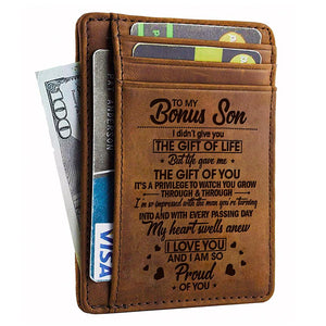 Bonus Son - i Didn't Give You The Gift Of Life - Card Wallet