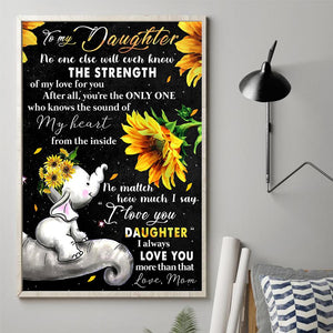 Mom To Daughter - I Will Always Love You More Than That - Vertical Matte Posters