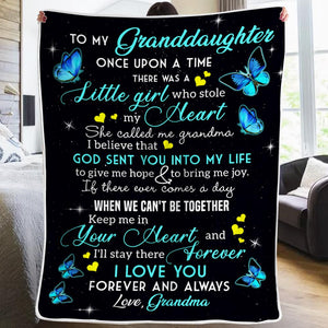 Grandma To Granddaugter - God Sent You Into My Life - Blanket