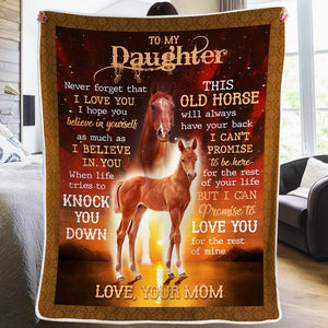 Mom To Daughter - This old horse will always have your back - Gift For Daughter